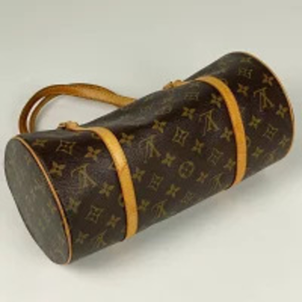 Louis Vuitton cylindrical brown Monogram Barrel handbag Bag Papillon